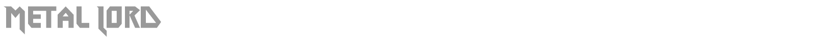 Metal Lord font preview